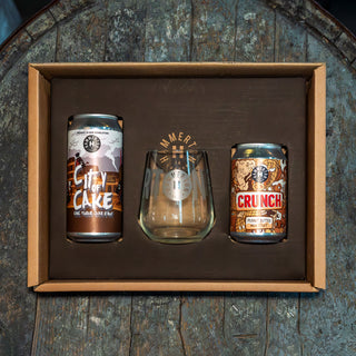 STOUTS: City of Cake (440ml) + Crunch (330ml) + Glass