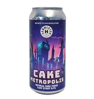CAKE METROPOLIS - Imperial Choc, Fudge Cake Stout 8.1% (440ml)