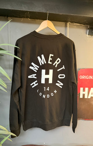 Black Hammerton (AWDIS) Sweatshirt  – ADULT Unisex Fit