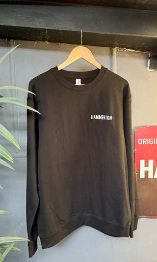 Black Hammerton (AWDIS) Sweatshirt  – ADULT Unisex Fit