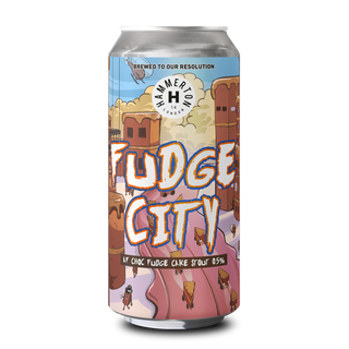 Fudge City AF - Alcohol Free: Choc Fudge Cake Stout 0.5% (440ml)