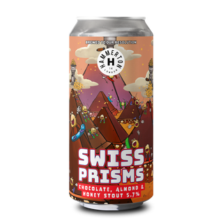 SWISS PRISMS - Chocolate, Almond & Honey Stout 5.7% (440ml)